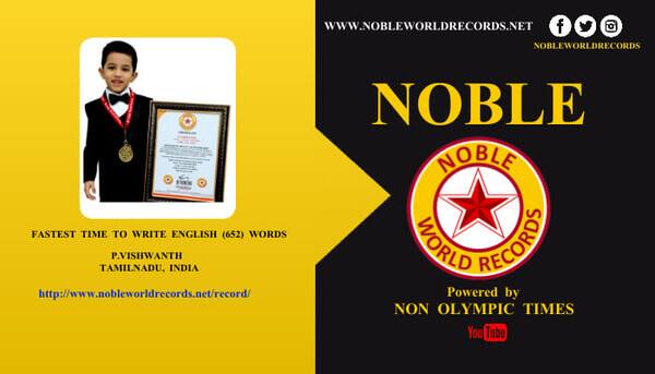 Noble World Record Holder