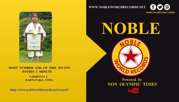 Noble World Record Holder